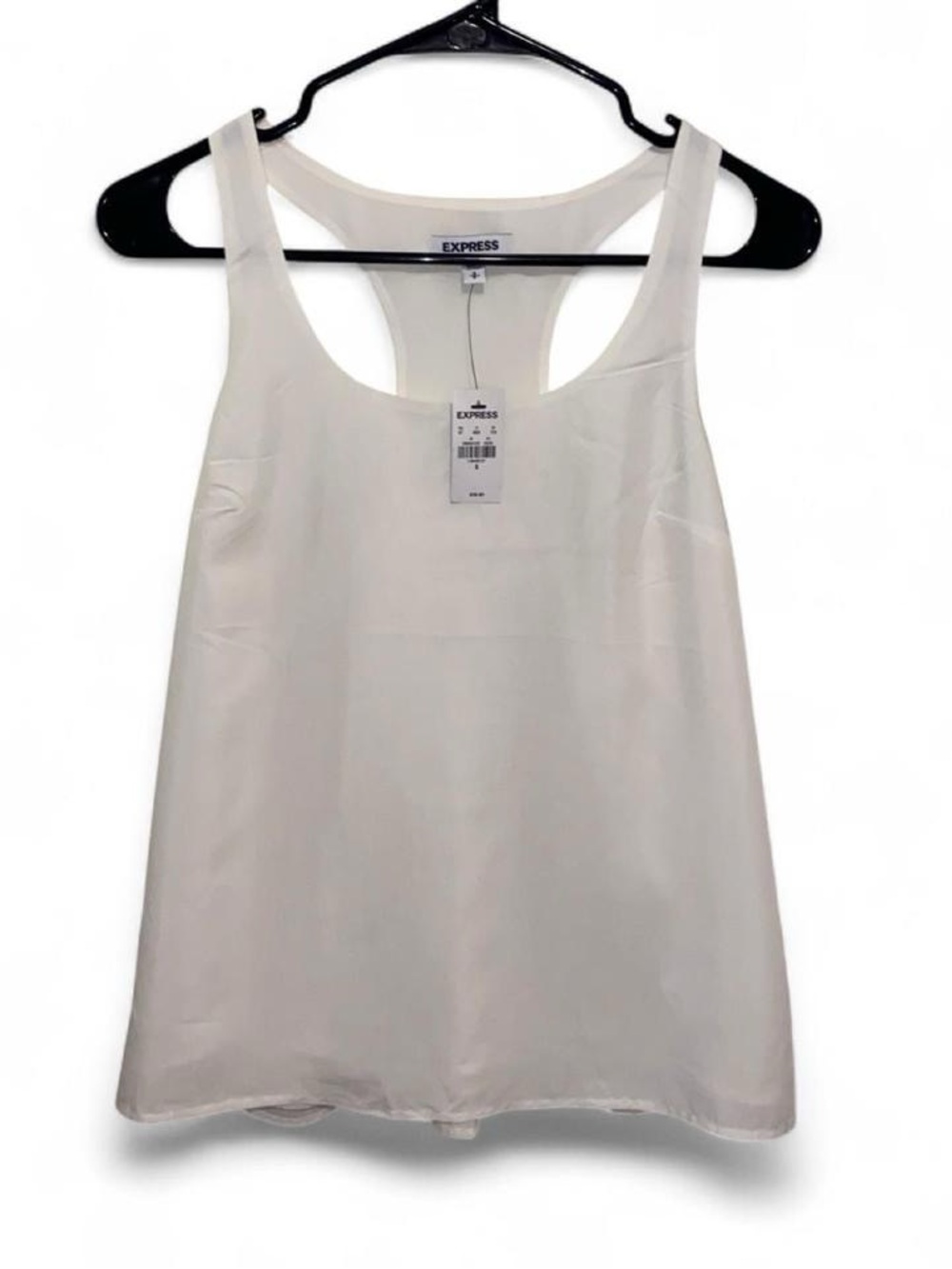 Express White Racerback  Tank Top